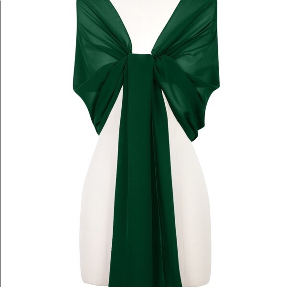 Azazie Dark Green Shawl